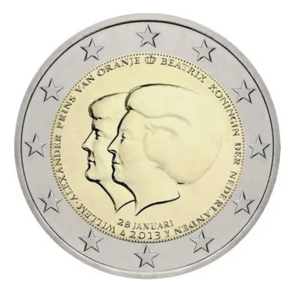 2 euros commémorative Pays-Bas 2013 - Abdication.