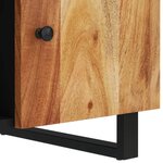 vidaXL Table basse 100x54x40 cm bois d'acacia solide et d'ingénierie