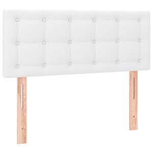 vidaXL Tête de lit Blanc 90x5x78/88 cm Similicuir