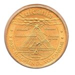 Mini médaille monnaie de paris 2009 - vulcania