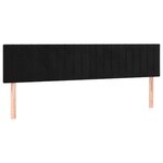 vidaXL Sommier à lattes de lit avec matelas et LED Noir 160x200 cm