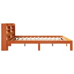 vidaXL Cadre de lit sans matelas cire marron 180x200cm bois pin massif