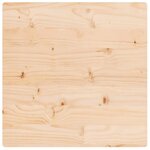vidaXL Dessus de table 60x60x2 5 cm bois de pin massif