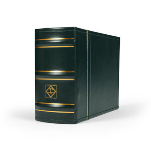 Album pour ranger 100 lettres FDC au format C6. Couleur - Vert