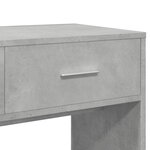 vidaXL Ensemble de coiffeuse 4 Pièces gris béton bois d'ingénierie