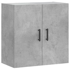 vidaXL Armoire murale gris béton 60x31x60 cm bois d'ingénierie