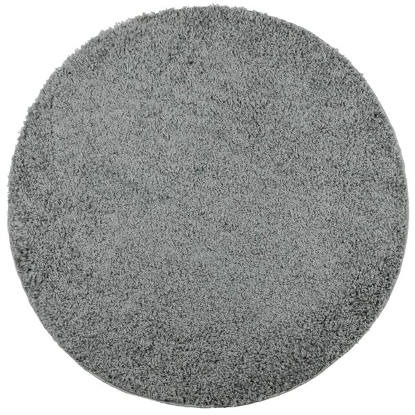 vidaXL Tapis shaggy PAMPLONA poils longs moderne vert Ø 160 cm
