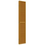 vidaXL Cloison de séparation 5 panneaux marron bois paulownia massif