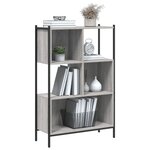 vidaXL Bibliothèque sonoma gris 72x28x109 cm bois d'ingénierie