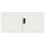 vidaXL Classeur blanc 90x40x110 cm acier