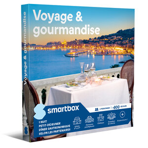 SMARTBOX - Coffret Cadeau Voyage & gourmandise - Séjour