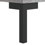 vidaXL Buffet haut Sonoma gris 69 5x34x180 cm Bois d'ingénierie