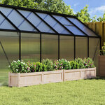 vidaXL Jardinières 2 Pièces bois de pin massif