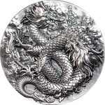 Pièce de monnaie en Argent 18888 Francs g 155.5 (5 oz) Millésime 2024 Ancestral Dragons of Rain and Cloud ANCESTRAL DRAGONS OF RAIN AND CLOUD