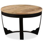 vidaXL Table basse bois de manguier brut 60x40 cm