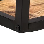 vidaXL Étagères murales 2 Pièces 80 cm Bois de manguier brut