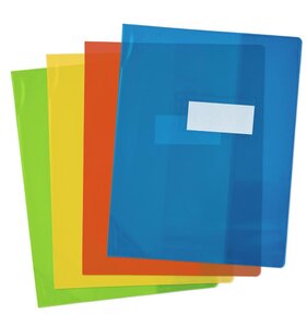 Lot de 25 Protège-cahier PVC 150 Strong Line A4 (21x29,7 cm) Translucide Assorti ELBA