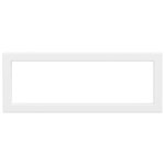 vidaXL Supports d'étagères pour lavabo 2 Pièces blanc rectangulaire acier