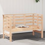 vidaXL Banc de jardin 111 5x53x71 cm bois massif de pin