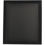 Tableau Ardoise UNIVERSAL Avec Cadre Bois 90 x 70 cm Noir SECURIT