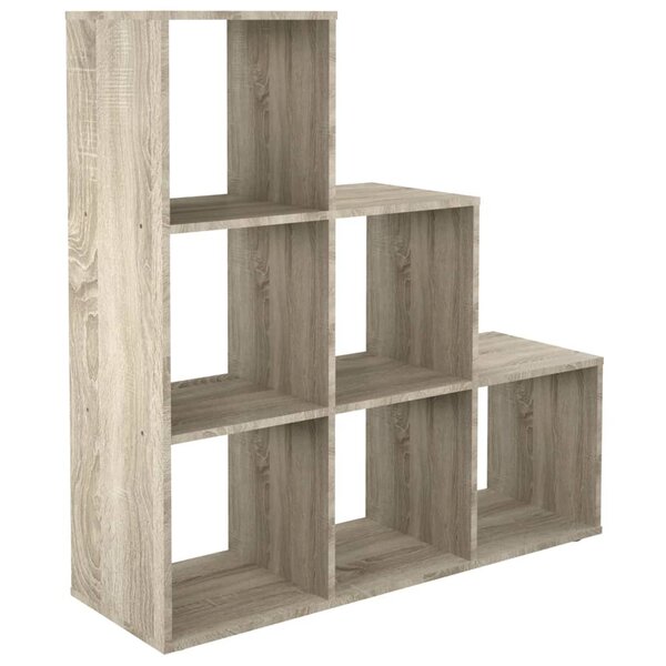 FMD Séparateur de pièce 6 compartiments 104 3x32 6x106 5cm chêne sable