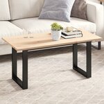vidaXL Dessus de table 100x50x1 7 cm rectangulaire bois de pin massif