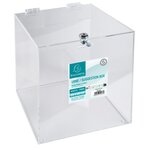 Urne Transparente Fermable À Clé 25x25 Cm - Cristal - Exacompta