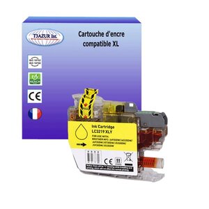T3AZUR- Cartouche compatible avec Brother LC3217 / LC3219 XL Jaune pour Brother MFC-J5730DW MFC-J5830DW MFC-J5930DW MFC-J6530DW