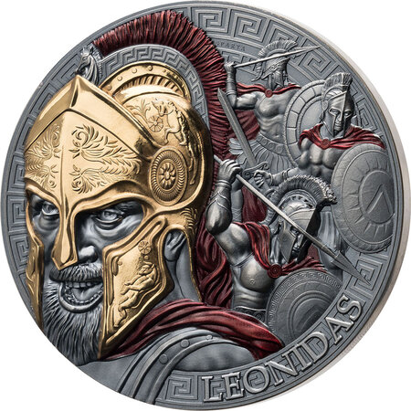 Pièce de monnaie en Argent 5000 Francs g 155.5 (5 oz) Millésime 2023 Great Commanders LEONIDAS