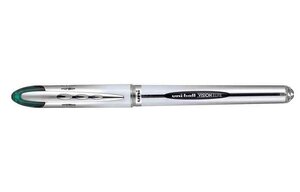 Roller encre liquide Vision Elite UB200 pointe moyenne 0 8mm vert UNI-BALL