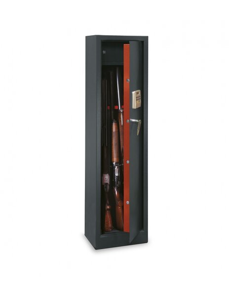 THIRARD - Armoire à fusils Monteria  fermeture électronique à code  4 pênes  capacité de 5 fusils