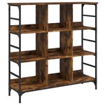 vidaXL Buffet chêne fumé 102x32x103 5 cm bois d'ingénierie