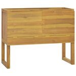 vidaXL Armoire de salle de bain 90x40x75 5 cm bois de teck solide