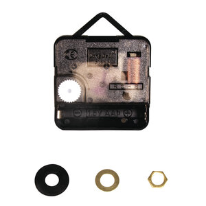 Mouvement d'horlogerie quartz 7 6mm ø axe de 20mm assemblé 1 pce.