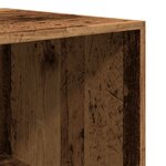 vidaXL Garde-robe vieux bois 100x50x200 cm bois d'ingénierie
