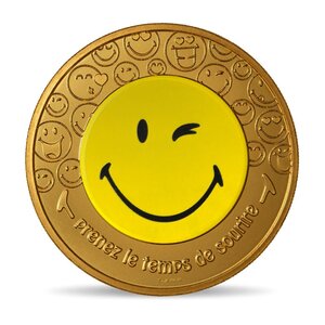 Smiley World - Mini-Médaille Joie