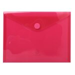 Sachet De 5 Mini Pochettes-enveloppes Polypropylène - A5 - Couleurs Assorties - X 10 - Exacompta