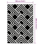 vidaXL Tapis d'extérieur Gris 190x290 cm PP