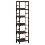 vidaXL Bibliothèque chêne marron 50x33x188 5 cm bois d'ingénierie