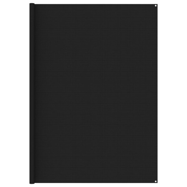 vidaXL Tapis de tente 300x600 cm Noir