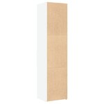vidaXL Buffet haut blanc 45x42 5x185 cm bois d'ingénierie