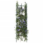 vidaXL Cages à tomates 6 Pièces 116 cm acier et PP
