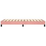 vidaXL Cadre de lit Rose 80x200 cm Velours