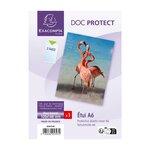 Etui De Protection Simple Pvc Lisse 20/100e - A6 - Cristal - X 10 - Exacompta