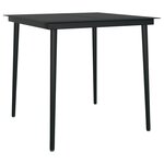 vidaXL Ensemble à manger de jardin avec coussins 3 Pièces Gris