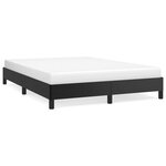 vidaXL Cadre de lit Noir 140x190 cm Similicuir