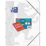 Cahier piqûre EASYBOOK MAX 24 X 32 cm 96p 90g grands carreaux coloris aléatoire OXFORD