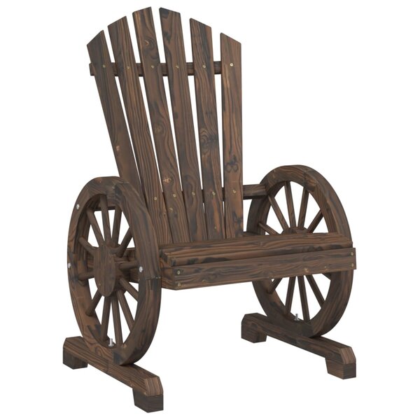 vidaXL Chaise de jardin Adirondack bois de sapin massif