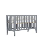 Lit bébé KIPPY 60 x 120 gris