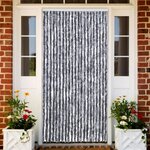 vidaXL Moustiquaire Argenté 90x220 cm Chenille